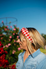 Charger l'image dans la galerie, HEADBAND TURBAN - Vichy Rouge