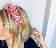 Charger l'image dans la galerie, HEADBAND TURBAN - Rose Muguet Framboise