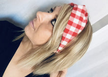 Charger l'image dans la galerie, HEADBAND TURBAN - Vichy Rouge