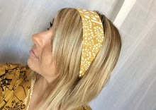 Charger l'image dans la galerie, HEADBAND À NOUER - Tilleul Jaune Moutarde