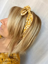Charger l'image dans la galerie, HEADBAND À NOUER - Tilleul Jaune Moutarde