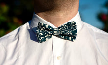 Charger l'image dans la galerie, NŒUD PAPILLON - Tilleul Bleu Canard