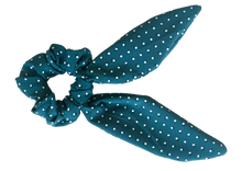 Charger l'image dans la galerie, FOULCHIE - Bleu Canard à Pois Blancs