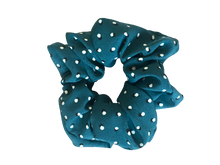 Charger l'image dans la galerie, FOULCHIE - Bleu Canard à Pois Blancs