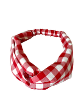 Charger l'image dans la galerie, HEADBAND TURBAN - Vichy Rouge