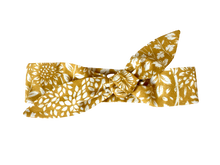 Charger l'image dans la galerie, HEADBAND À NOUER - Tilleul Jaune Moutarde