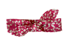 Charger l'image dans la galerie, HEADBAND À NOUER - Rose Muguet Framboise