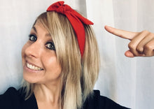 Charger l'image dans la galerie, HEADBAND À NOUER - Rouge Red