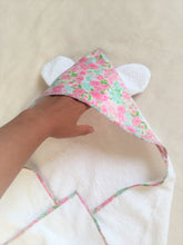 Charger l'image dans la galerie, SORTIE DE BAIN avec oreilles d'ourson - Rose