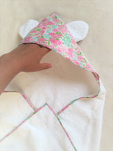 Charger l'image dans la galerie, SORTIE DE BAIN avec oreilles d'ourson - Rose