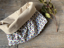 Charger l'image dans la galerie, SNOOD RÉVERSIBLE - Bleu Clair Violet Geometrik Pastel