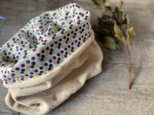 Charger l'image dans la galerie, SNOOD RÉVERSIBLE - Bleu Clair Violet Geometrik Pastel