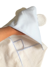 Charger l'image dans la galerie, SORTIE DE BAIN avec oreilles d'ourson - Bleu