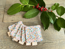 Charger l'image dans la galerie, LINGETTES 100% Coton éponge - Lot de 5 Pink Bubbles/Rose (Panier en option)
