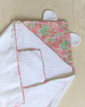 Charger l'image dans la galerie, SORTIE DE BAIN avec oreilles d'ourson - Rose