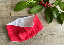 Charger l'image dans la galerie, SNOOD BÉBÉ - Double gaze Rouge à pois