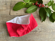 Charger l'image dans la galerie, SNOOD BÉBÉ - Double gaze Rouge à pois