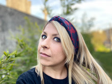 Charger l'image dans la galerie, HEADBAND TURBAN - Rouge Bordeaux Nature