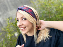 Charger l'image dans la galerie, HEADBAND TURBAN - Rouge Bordeaux Nature