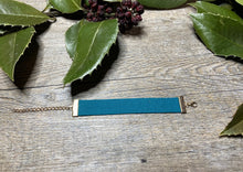Charger l'image dans la galerie, BRACELET EN TISSU Bleu Canard