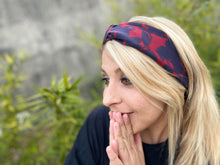 Charger l'image dans la galerie, HEADBAND TURBAN - Rouge Bordeaux Nature