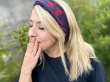 Charger l'image dans la galerie, HEADBAND TURBAN - Rouge Bordeaux Nature