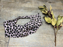 Charger l'image dans la galerie, HEADBAND TURBAN - Léopard Rose