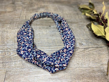 Charger l'image dans la galerie, HEADBAND TURBAN - Bleu Marine Yokohama