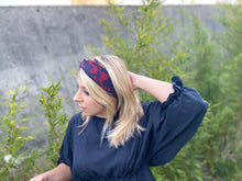 Charger l'image dans la galerie, HEADBAND TURBAN - Rouge Bordeaux Nature