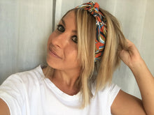 Charger l'image dans la galerie, HEADBAND À NOUER - Hibis Orange