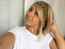 Charger l'image dans la galerie, HEADBAND À NOUER - Léopard Jaune