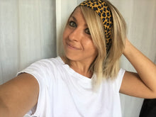 Charger l'image dans la galerie, HEADBAND À NOUER - Léopard Jaune