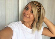 Charger l'image dans la galerie, HEADBAND À NOUER - Léopard Jaune