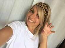 Charger l'image dans la galerie, HEADBAND À NOUER - Léopard Jaune
