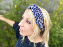 Charger l'image dans la galerie, HEADBAND TURBAN - Bleu Marine Yokohama