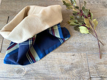 Charger l'image dans la galerie, SNOOD RÉVERSIBLE - Bleu Marine Ecossais Blue Scottish