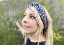 Charger l'image dans la galerie, HEADBAND TURBAN - Bleu Marine Yokohama