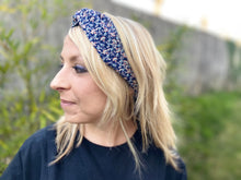 Charger l'image dans la galerie, HEADBAND TURBAN - Bleu Marine Yokohama