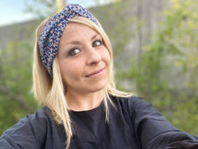 Charger l'image dans la galerie, HEADBAND TURBAN - Bleu Marine Yokohama
