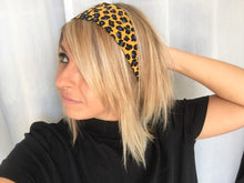 Charger l'image dans la galerie, HEADBAND À NOUER - Léopard Jaune