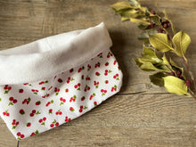 Charger l'image dans la galerie, SNOOD ENFANT - Blanc imprimé cerises et framboises