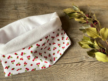 Charger l'image dans la galerie, SNOOD ENFANT - Blanc imprimé cerises et framboises