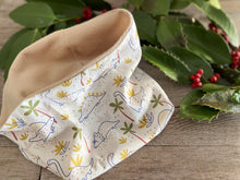 Charger l'image dans la galerie, SNOOD ENFANT - Beige et Dinosaures Rigolos