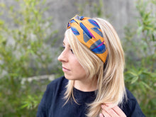 Charger l'image dans la galerie, HEADBAND TURBAN - Orange et Bleu Sauvage