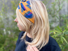 Charger l'image dans la galerie, HEADBAND TURBAN - Orange et Bleu Sauvage