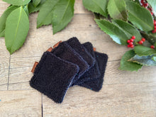 Charger l'image dans la galerie, LINGETTES 100% Coton éponge - Lot de 5 Léopard café (Panier en option)