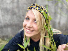 Charger l'image dans la galerie, HEADBAND TURBAN - Léopard Jaune