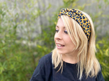 Charger l'image dans la galerie, HEADBAND TURBAN - Léopard Jaune