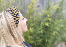 Charger l'image dans la galerie, HEADBAND TURBAN - Léopard Jaune