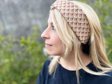 Charger l'image dans la galerie, HEADBAND TURBAN - Beige Eventails Champagne
